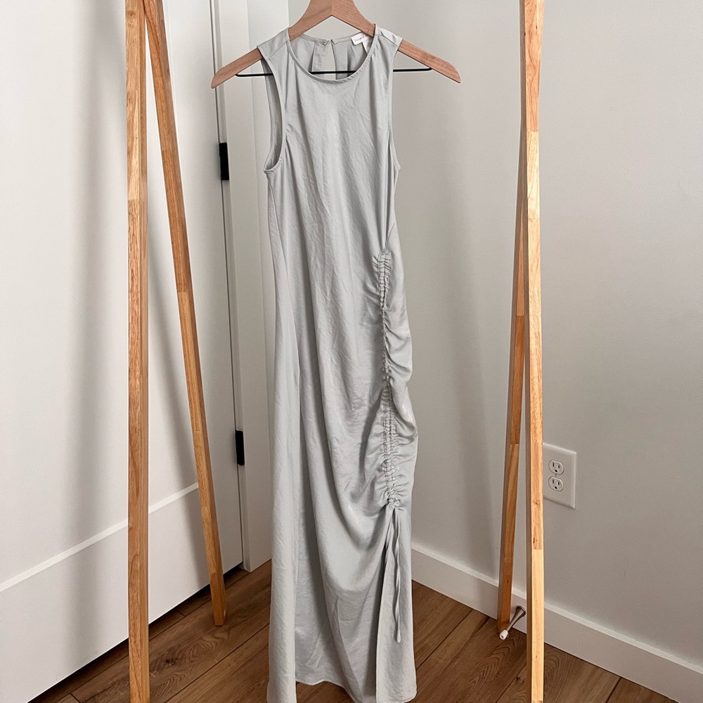 House of Harlow 1960 Light Gray Maxi Dress